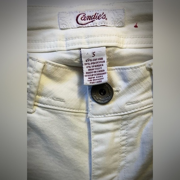 Candies, size 5, white jeans, straight leg - Picture 6 of 8